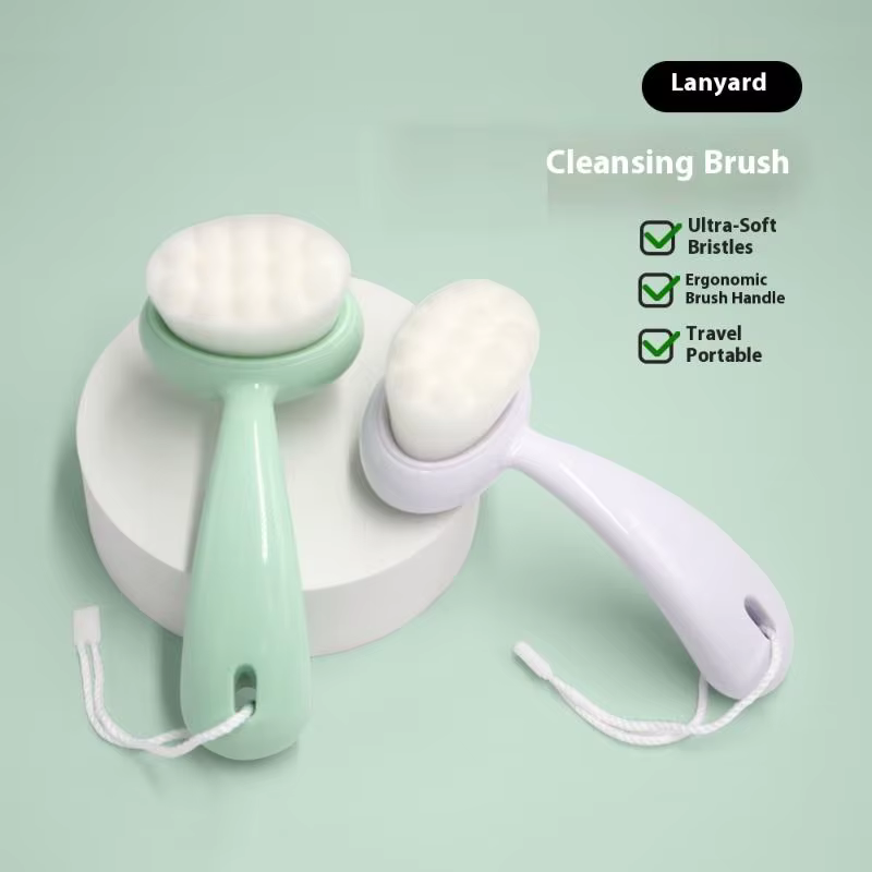 Brosse de nettoyage du visage douce, nettoyeur de pores en profondeur, exfoliant de points noirs, outil de lavage du visage