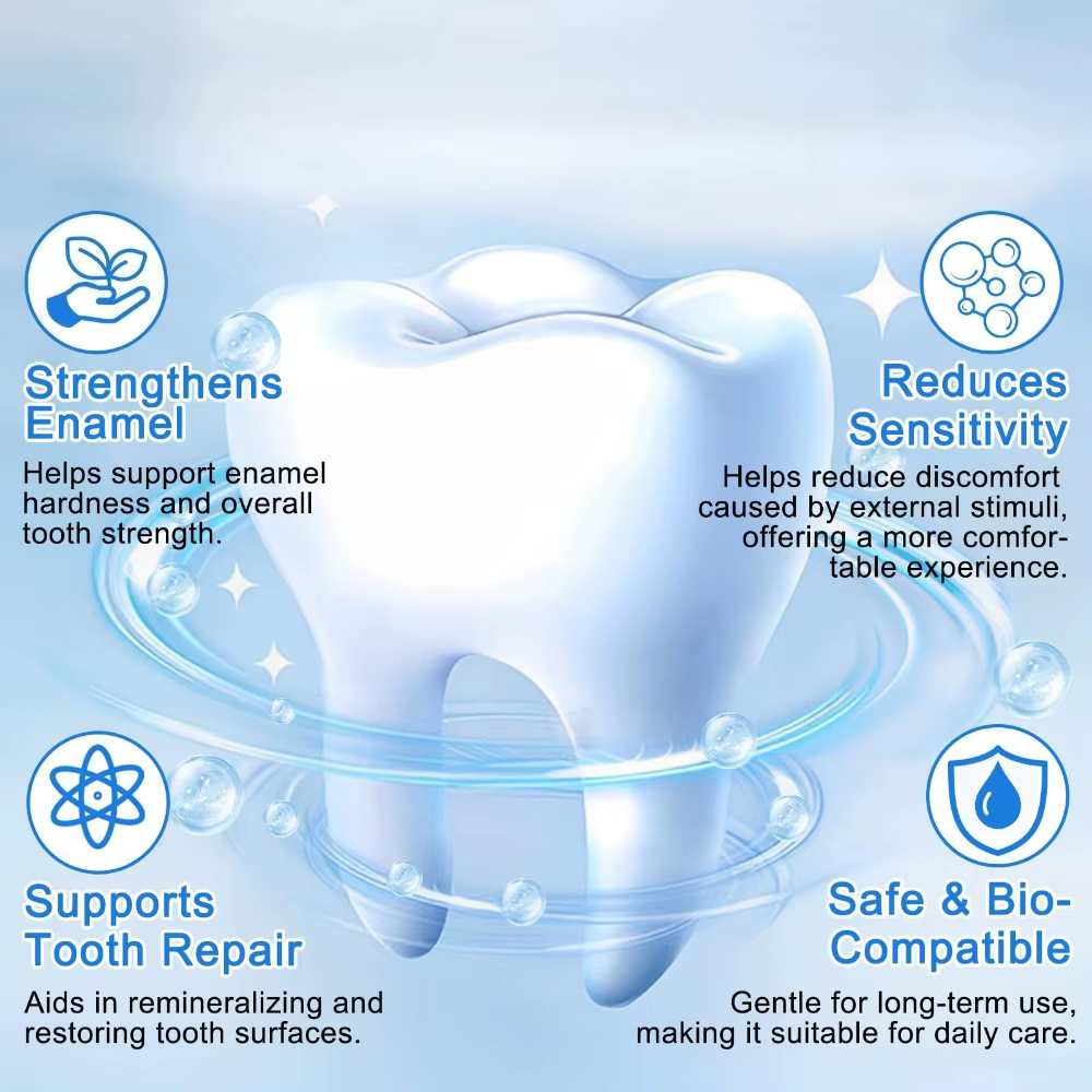 Dentifrice Anti-Caries Soin Doux de l'Émail Réduction de la Plaque Haleine Fraîche Gel Nettoyant Adapté aux Tous Membres de la Famille