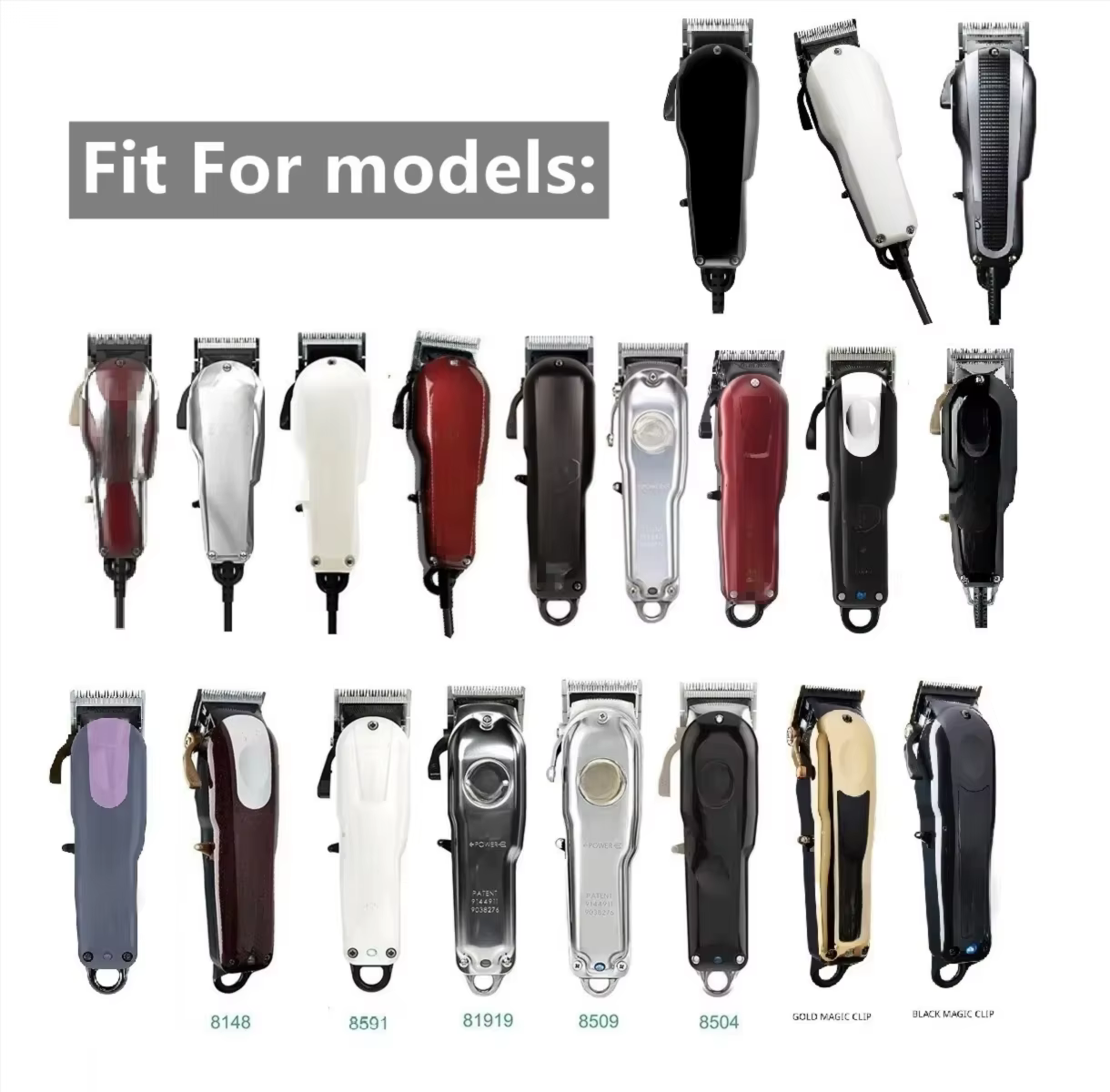 Lame de rechange pour tondeuse à cheveux Wahl cordless Super Taper