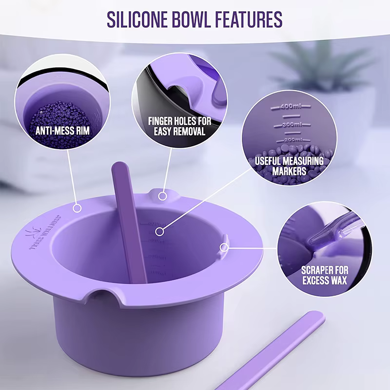 Bols en silicone pour cire dépilatoire