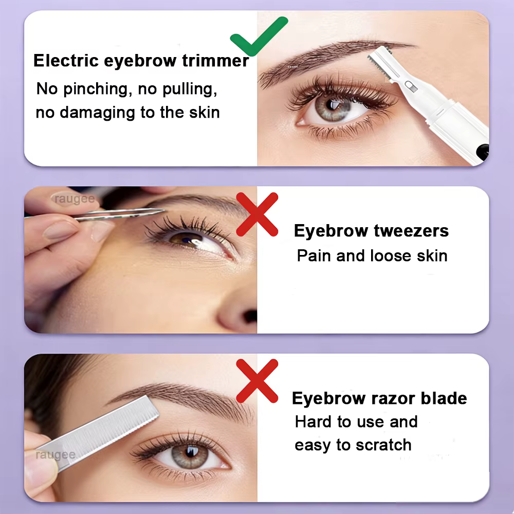 Tondeuse à sourcils électrique