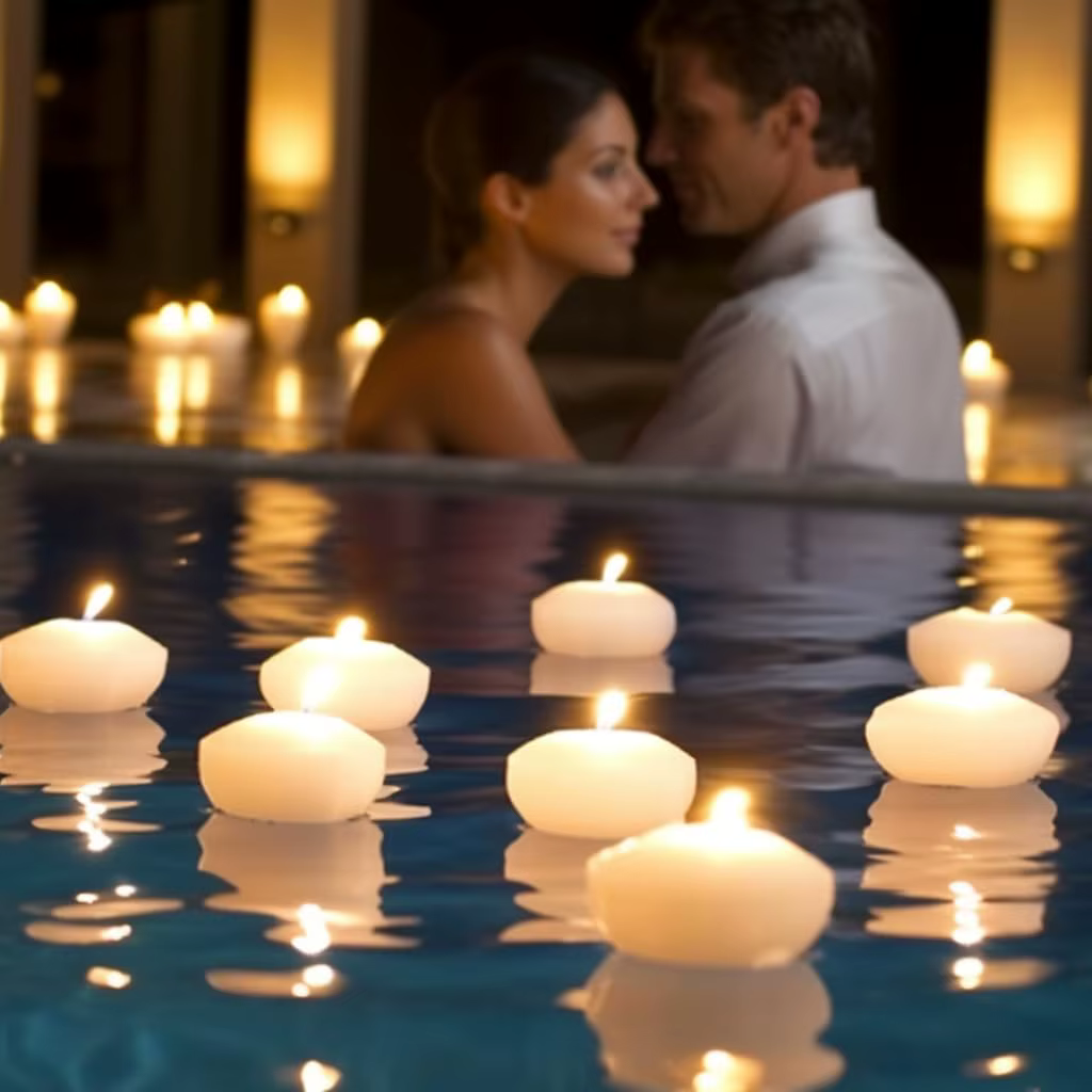 20-100 bougies flottantes pour centres de table, décorations flottantes pour piscine, pour mariage, 1,7 pouce, 4 heures de combustion, disques de cire non parfumés