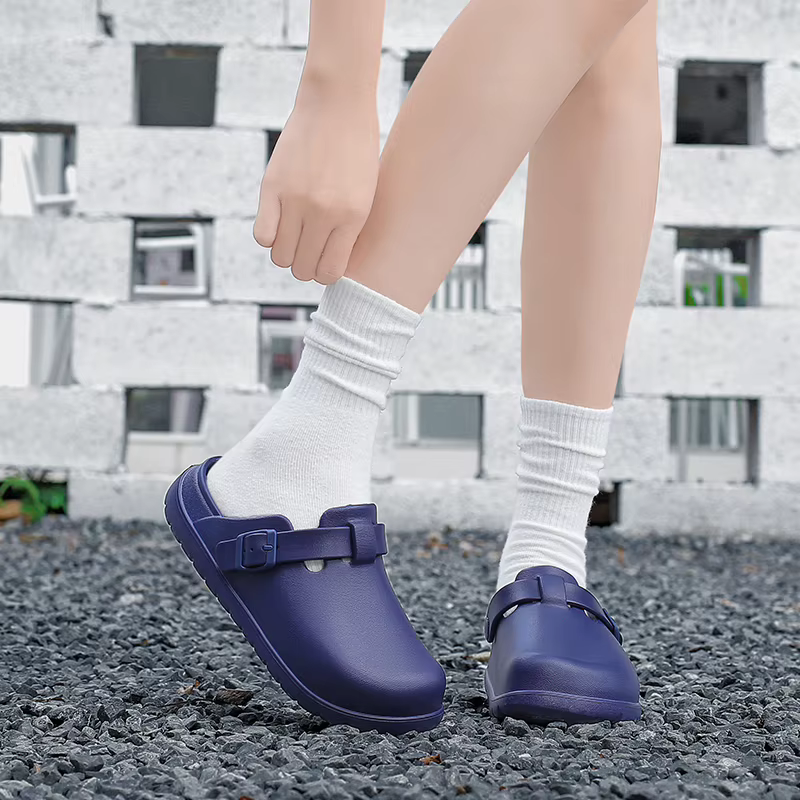 Pantoufles décontractées de couleur unie, design simple qui correspond à n'importe quel style, matériau doux et confortable + semelle antidérapante, chaussures confortables pour se détendre à la maiso