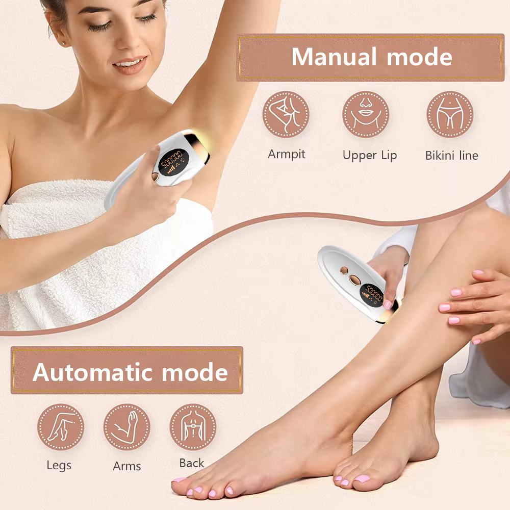 Épilateur laser permanent 999 999 flashs