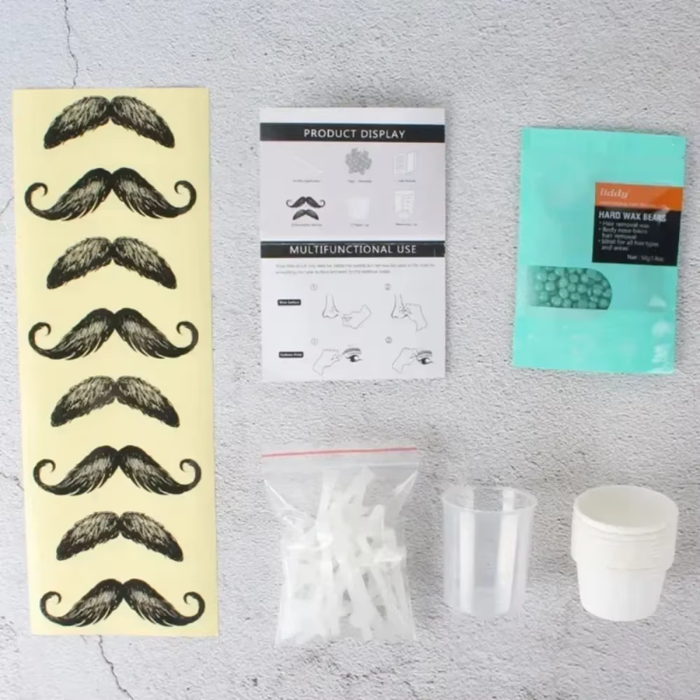 Kit de cire à épiler portable et indolore pour le nez