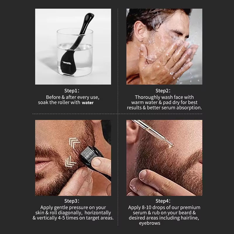 Ensemble de soins pour barbe pour hommes