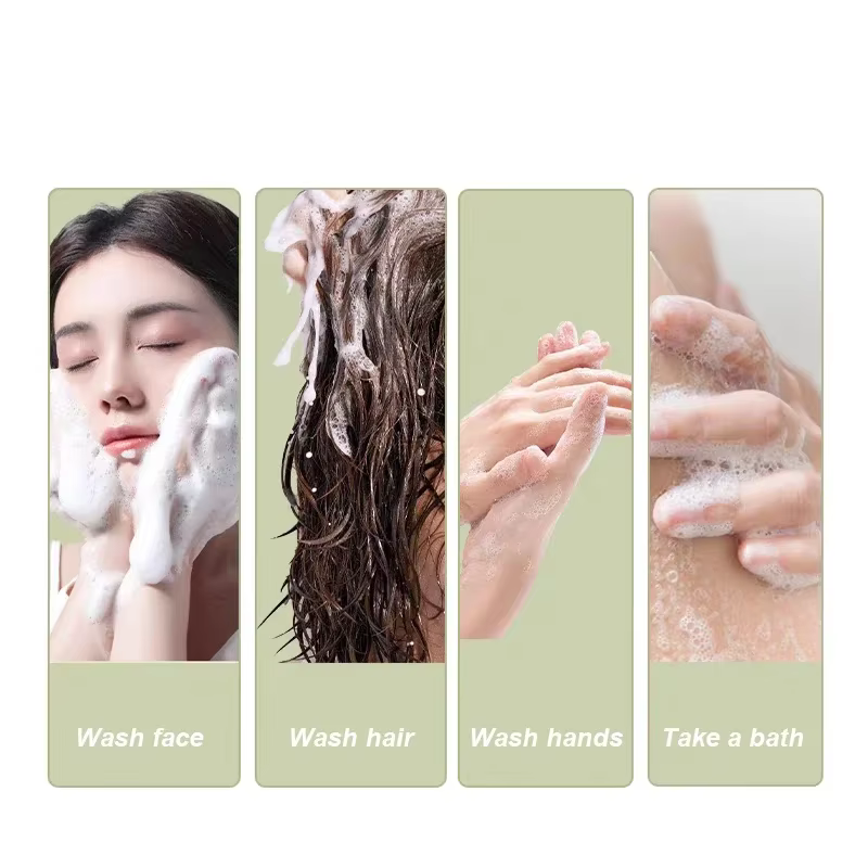 Hongwei savon aux graisses de mouton 1952 marque ingrédients doux naturels shampooing bain pour le visage savon multifonctionnel de nettoyage en profondeur trois en un