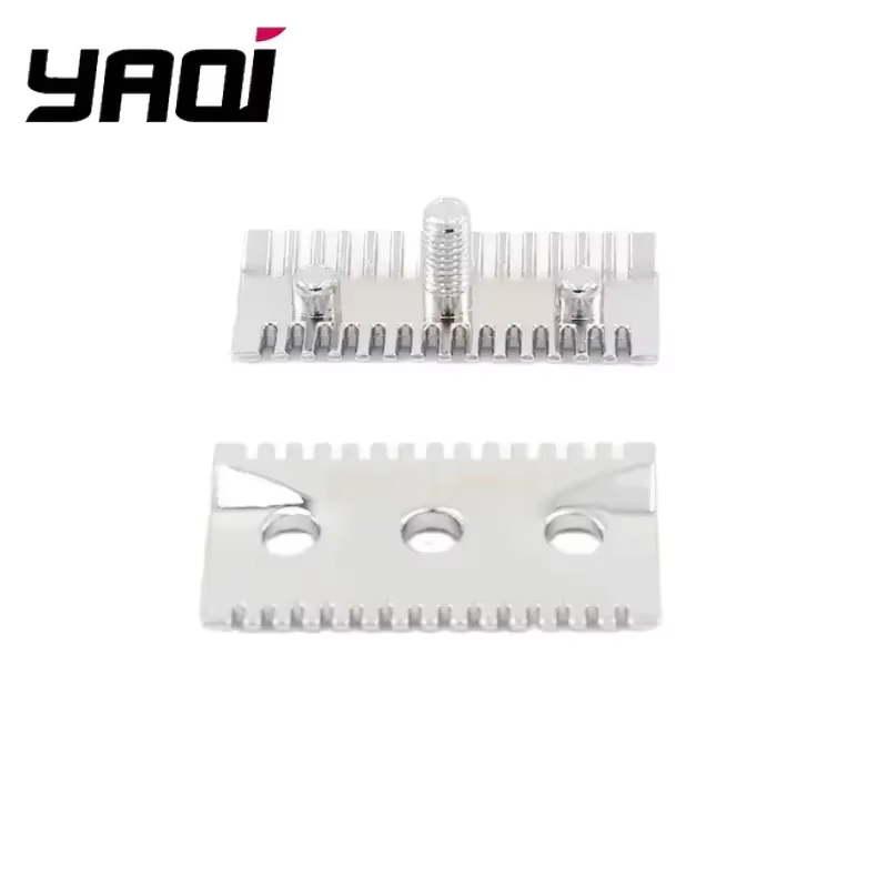 Nouveauté 2026 ! Tête de rasoir de sécurité YAQI Chrome Mellon pour homme