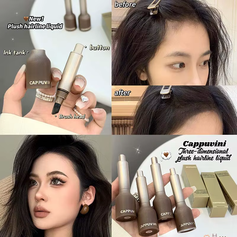 Remplisseur liquide pour ligne de cheveux – Finition moelleux semblable