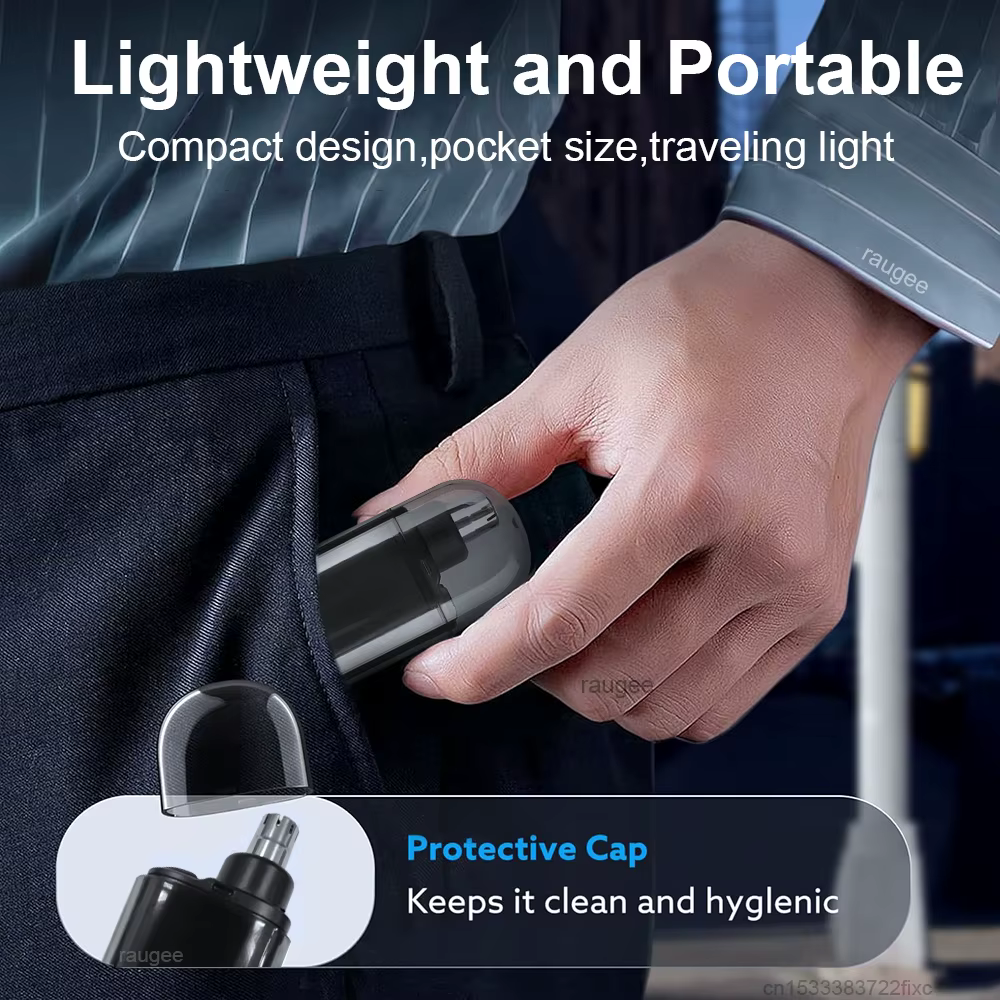 Épilateur de nez Mini tondeuse de nez pour hommes épilation Rechargeable du nez et des oreilles