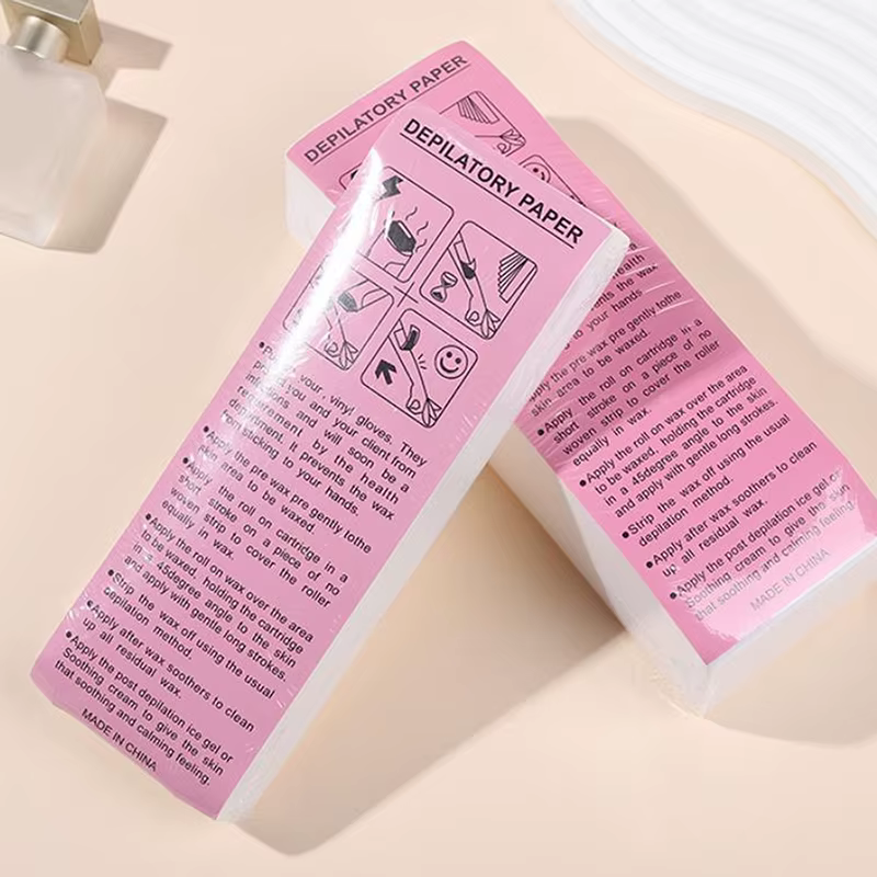 10/50/80/100 pièces de bandes de cire en tissu non-tissé professionnelles pour l'épilation