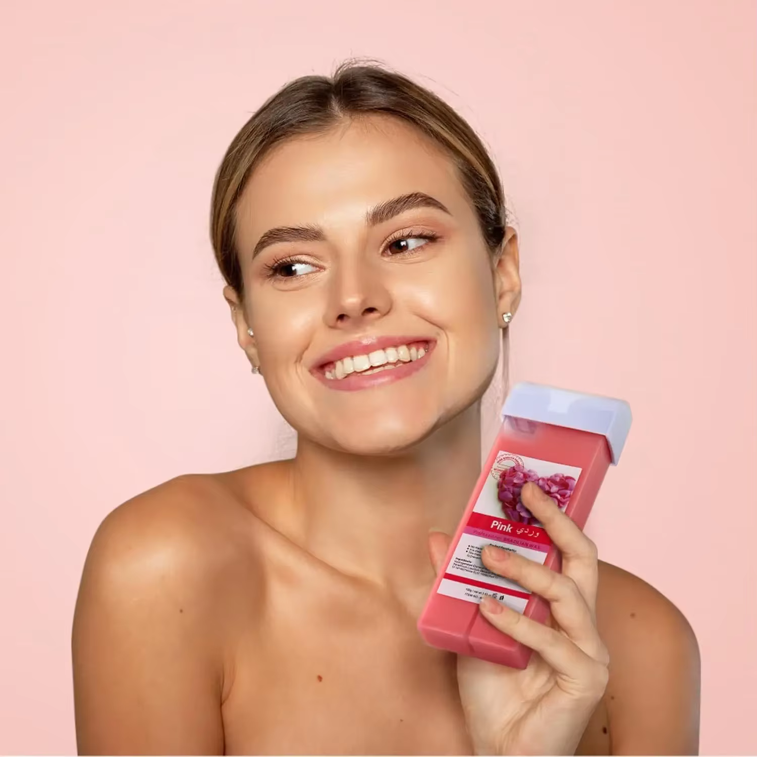 Rouleau de cire à l'aloe vera Rose