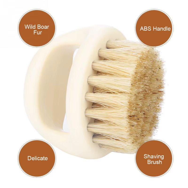Brosse de rasage avec poignée pour hommes