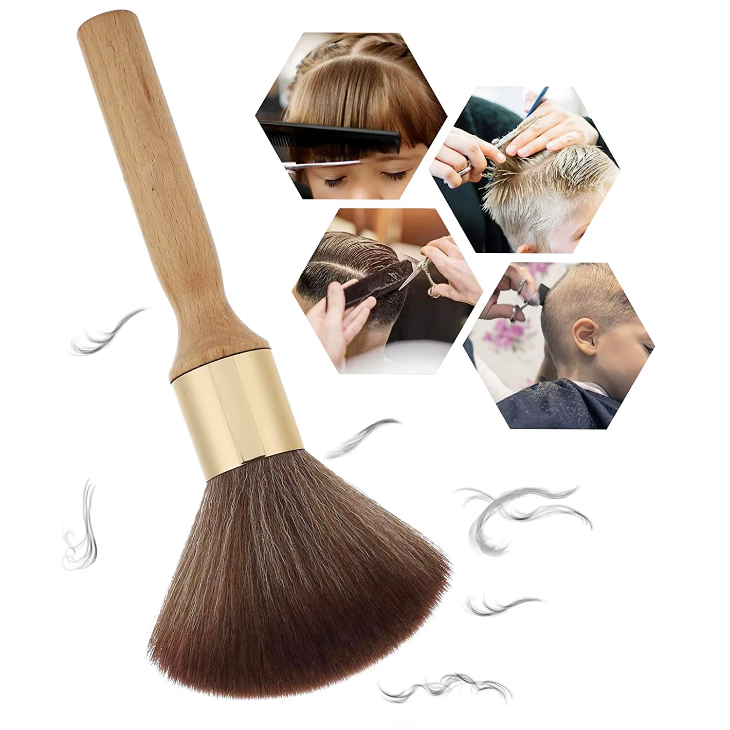 Brosse douce de barbier pour la coupe de Salon