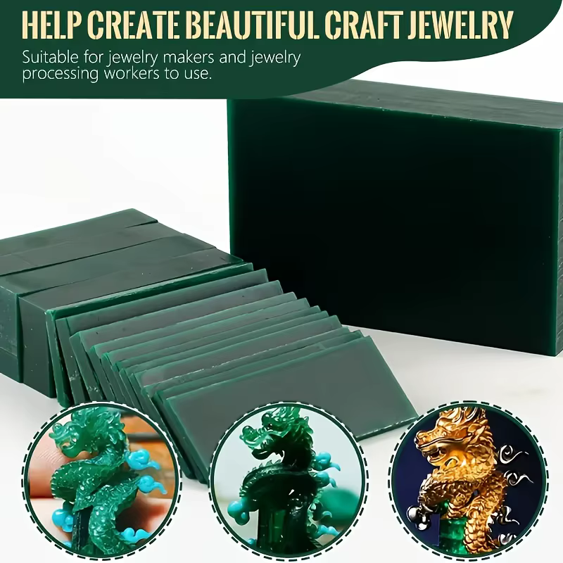 Plaques de cire à modeler professionnelles pour bijoux, pour bagues et bracelets, multi-épaisseurs, durables, réutilisables, outil de gravure et de moulage