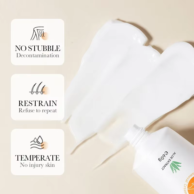 Crème dépilatoire douce à l'aloe vera Bioaoua