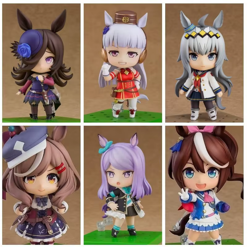 Figurines d'action de personnages d'anime de la série Nendoroid Cartoon Uma Musume Pretty Derby, modèles décoratifs amusants pour bureau, jouets et cadeaux.
