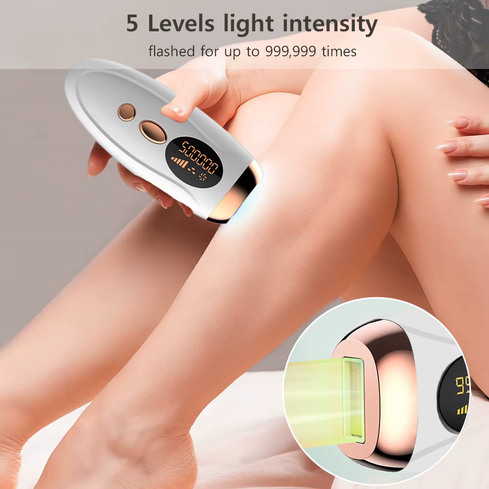 Épilateur laser permanent 999 999 flashs