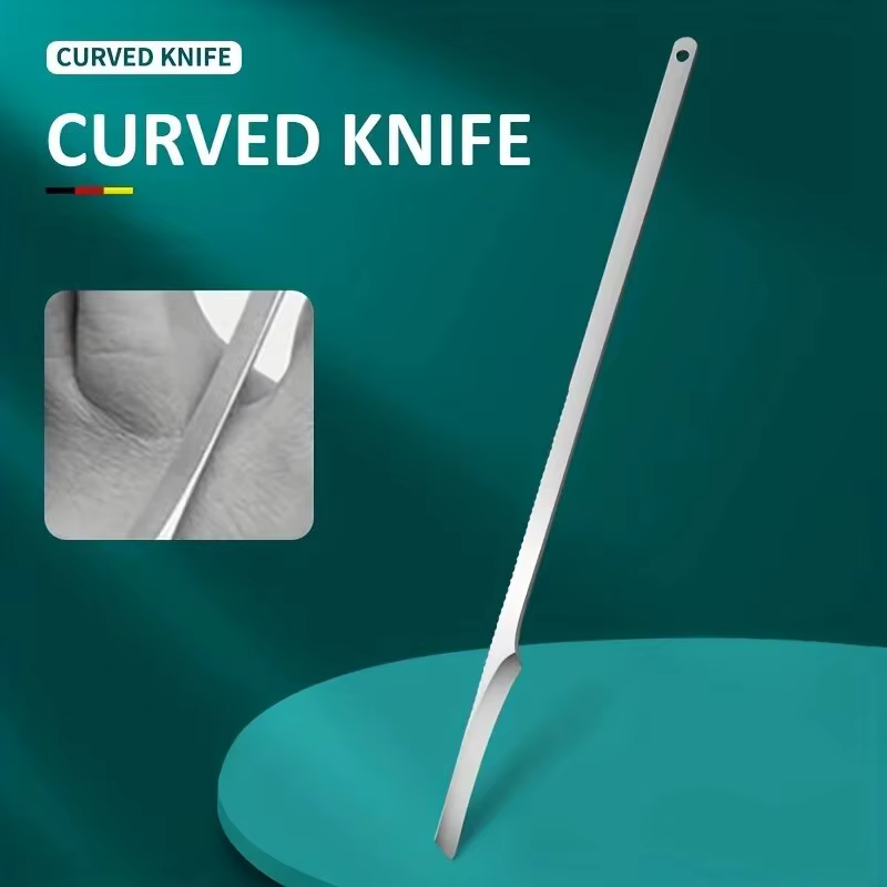 Ensemble de pédicure professionnel 3 pièces: outils de soins des pieds en acier inoxydable pour l'élimination des ongles incarnés
