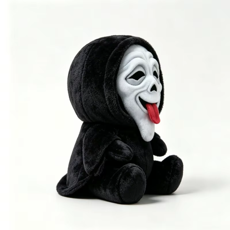 En stock : Peluche Scarymovie Youtooz Scream Ghost Face, poupée tueuse de film d'horreur, cadeau de collection pour Halloween pour les fans