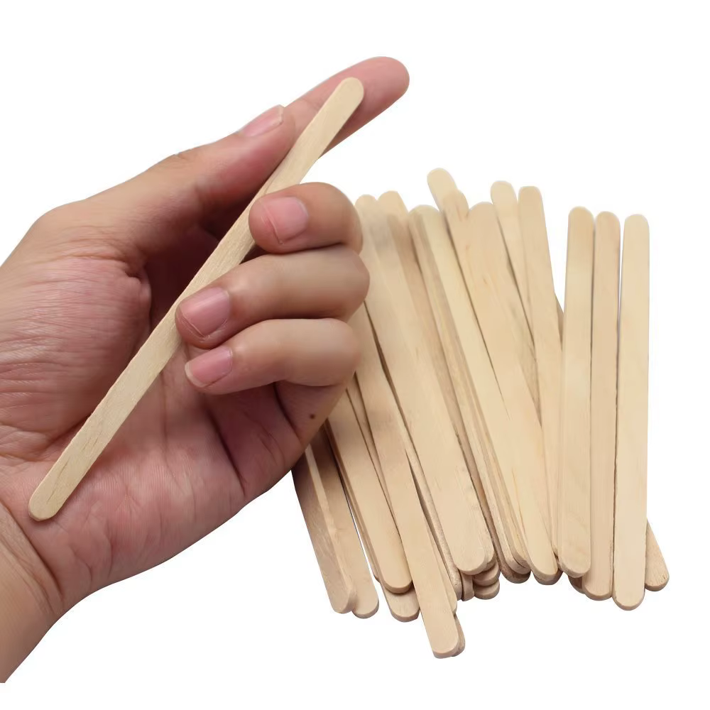 Applicateur de cire, spatules de cire en bois