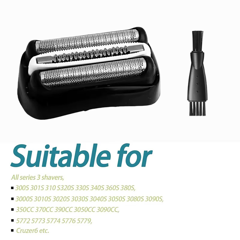 1 pièce Têtes de rechange pour rasoir série 3 32B 32S 3000s 310s 3040s 3050cc 3010s 3070cc 3080s 3090s 350cc-4 370cc-4