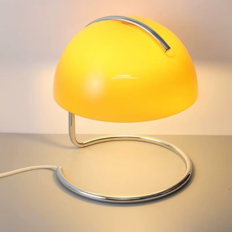 Lampe de chevet en verre Bauhaus, lampe diffuseur d'arôme de cire fondante sans feu, lampe nordique tendance de chevet pour chambre à coucher