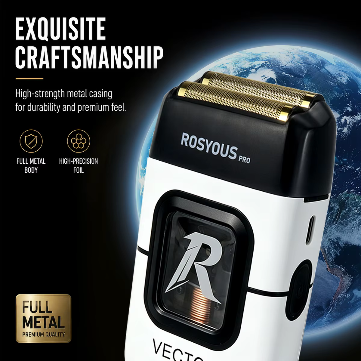 Rasoir électrique pour homme ROSYOUS RS-999W
