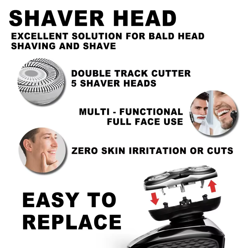 Tête de rechange Blade Pro compatible avec le rasoir pour hommes Remington Balder Pro RX5