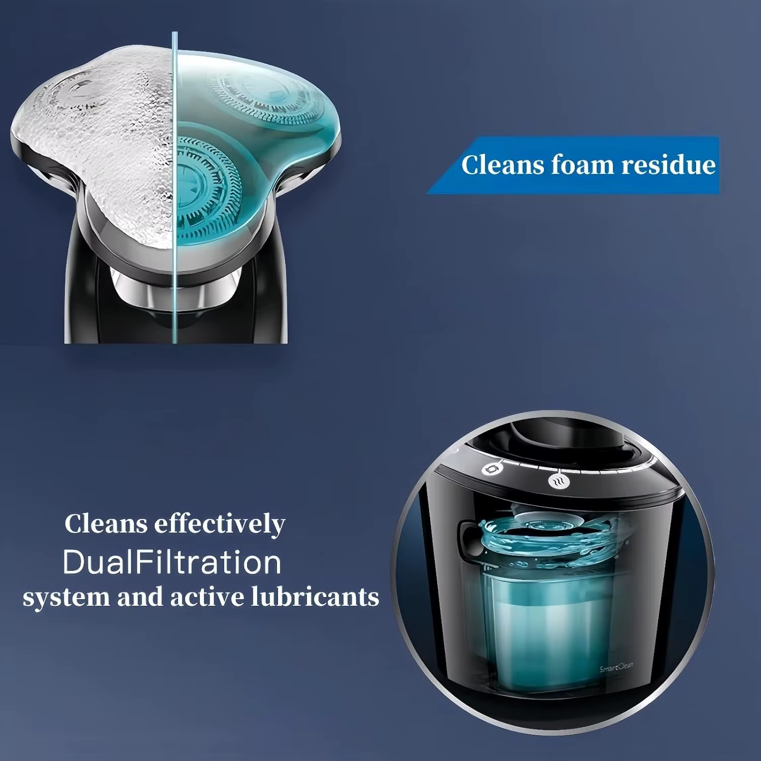 Cartouches de nettoyage pour rasoirs Philips Norelco SmartClean System