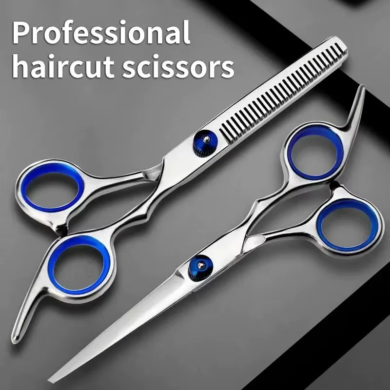 Ciseaux de coiffure professionnels en acier inoxydable