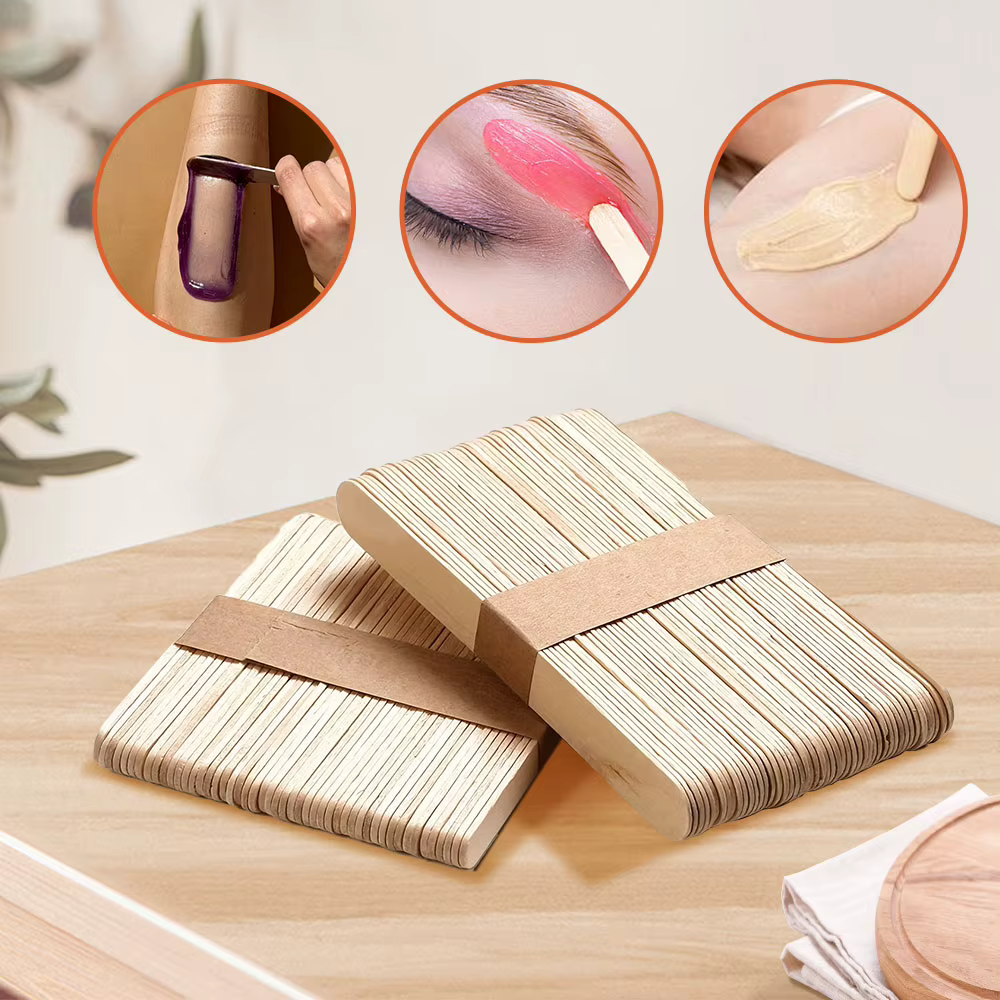 Bâton de cire en bois jetable