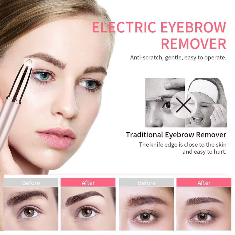Tondeuse à sourcils électrique pour femmes