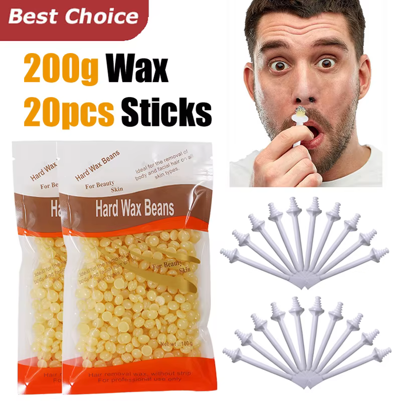 Kit de cire de nez pour hommes et femmes épilation indolore 50g-1000g