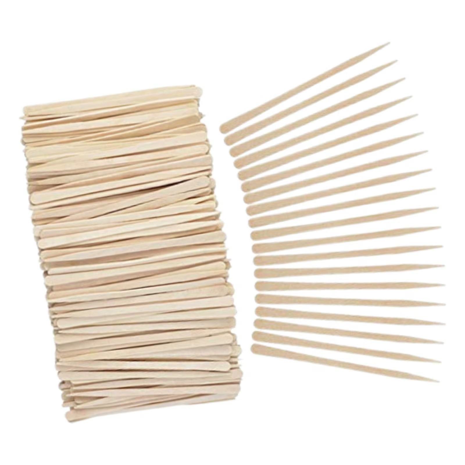 Mini 100x spatules de cire en bois applicateur