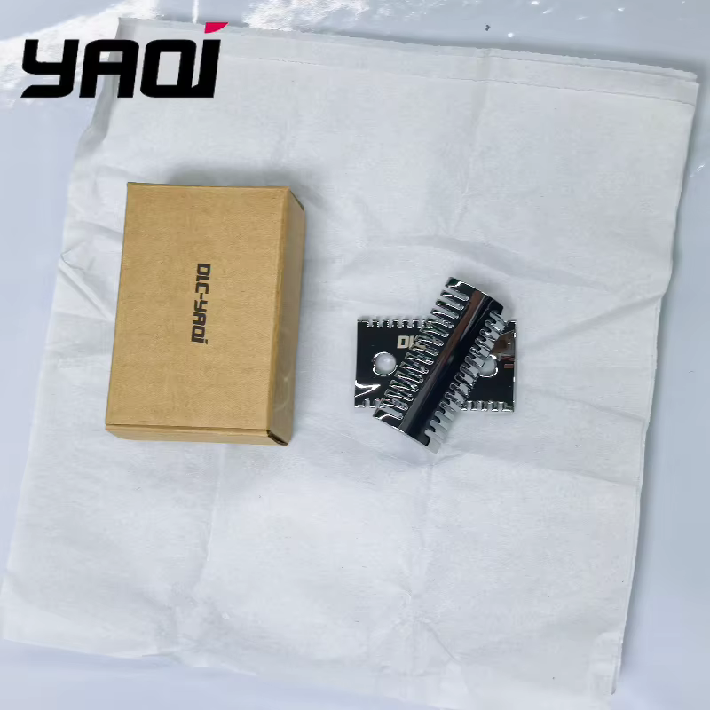 Nouveauté 2026 ! Tête de rasoir de sécurité YAQI Chrome Mellon pour homme