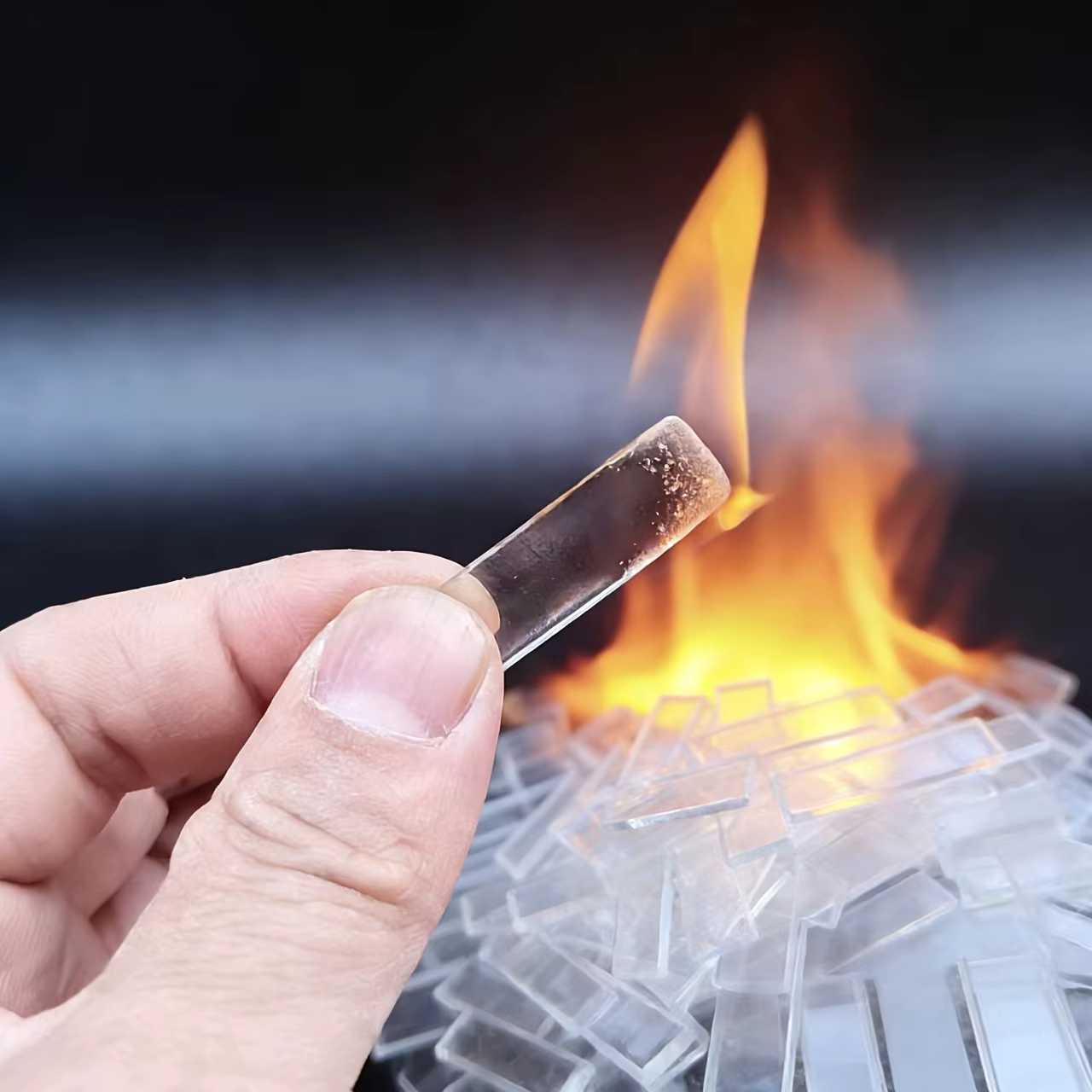 Bâtons de feu 60 pièces, transparents, imperméables, à combustion rapide et longue durée (6 minutes), portables, pour la survie, le camping, le barbecue, la randonnée et la nature sauvage