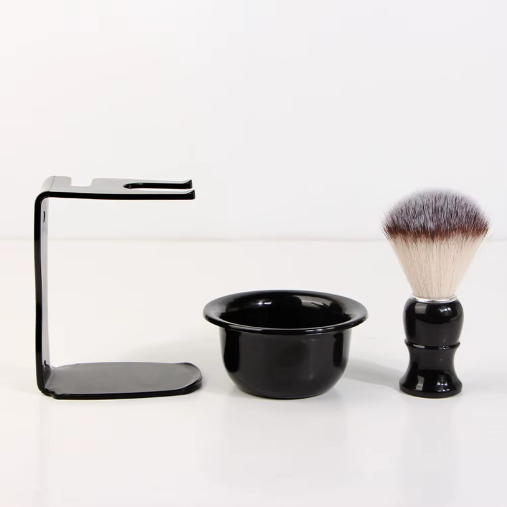 Ensemble de 3 brosses à raser professionnelles