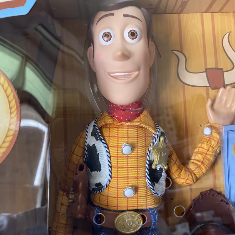 Peluche interactive parlante Woody le shérif de Toy Story de Pixar, réplique de film de luxe du 20e anniversaire