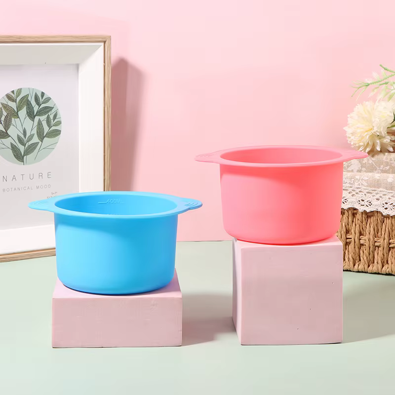 Bols en silicone épais et résistants à la chaleur pour chauffe-cire
