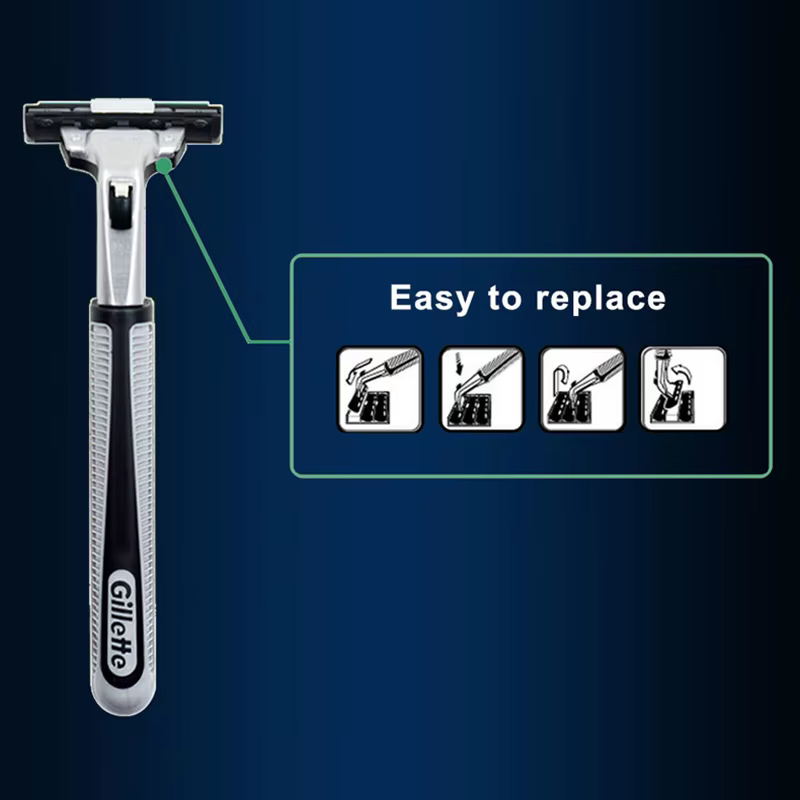 Gillette-Rasoir Vector à 2 couches pour hommes