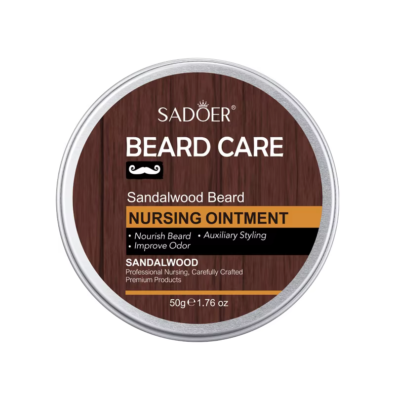 Baume de soin pour barbe au bois de santal pour hommes