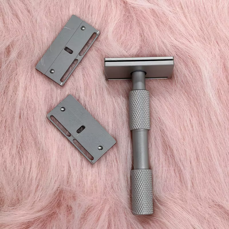 Promotion Flash 2026 ! Rasoir de sécurité traditionnel YAQI Aileron GEM Blade à 3 lames pour un rasage lisse – Indispensable pour le toilettage