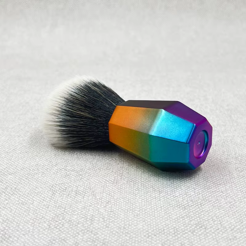 Pinceau à raser GDMG - Poignées colorées - Outils de nettoyage de la barbe pour hommes
