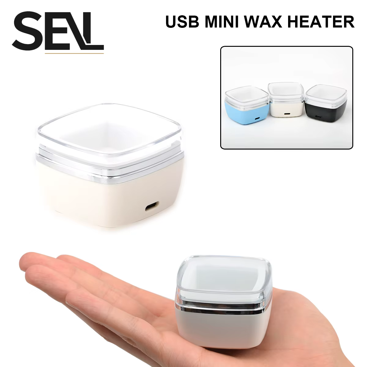 USB chauffe-cire Machine épilatoire cire haricots chauffage nez