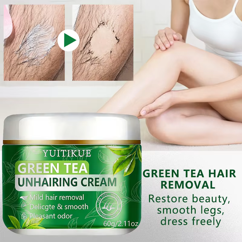 Crème dépilatoire au thé vert YUITIKUE