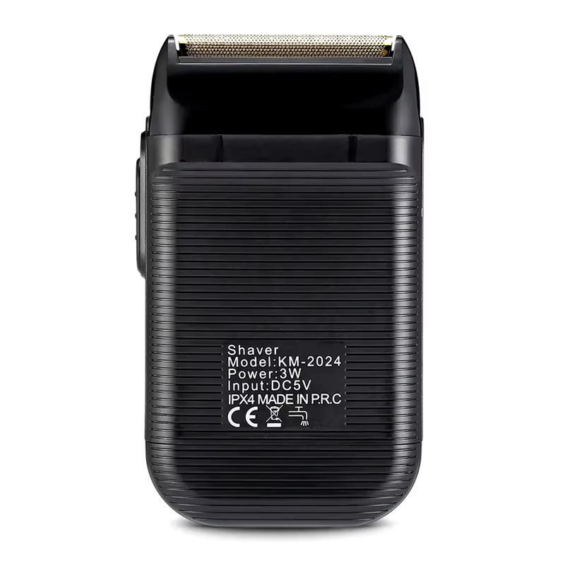 Kemei puissant rasoir rechargeable pour hommes feuille