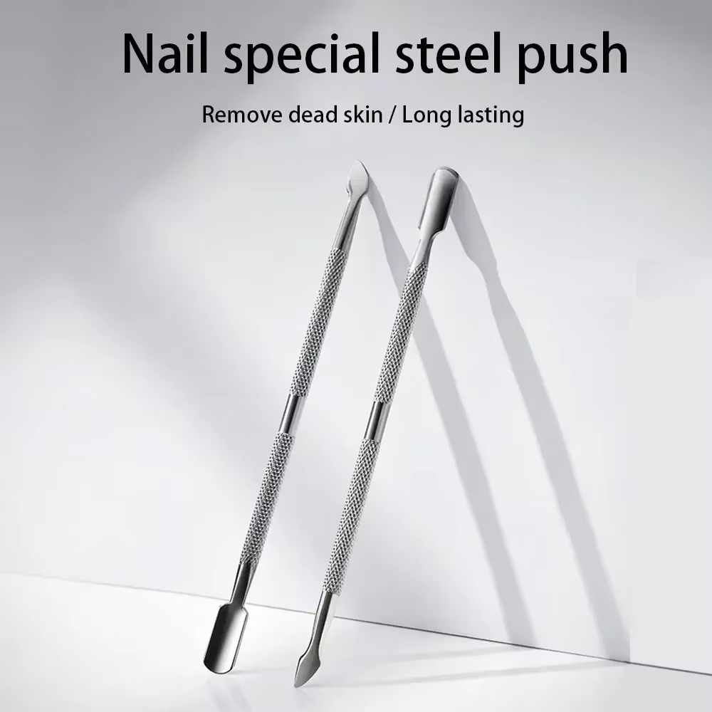 CuemployPusher-Outils de manucure en acier inoxydable