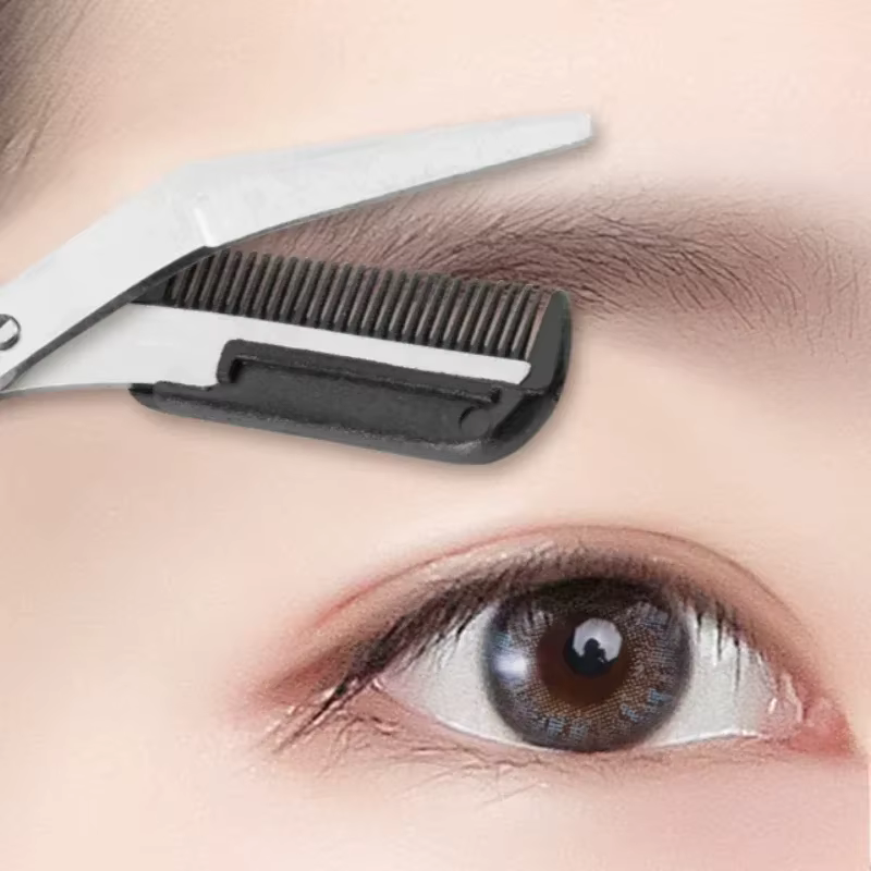 Ciseaux tondeuse à sourcils noirs