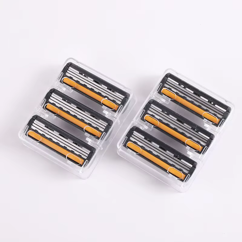 Rasoir à trois couches pour hommes, rasoir réutilisable, lame importée, multi-outils, changement de tête, tout nouveau design